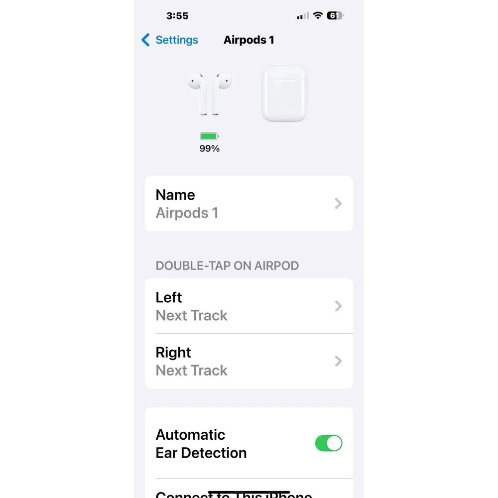 Apple AirPods 1st Generation Charging Case Replacement White Tested